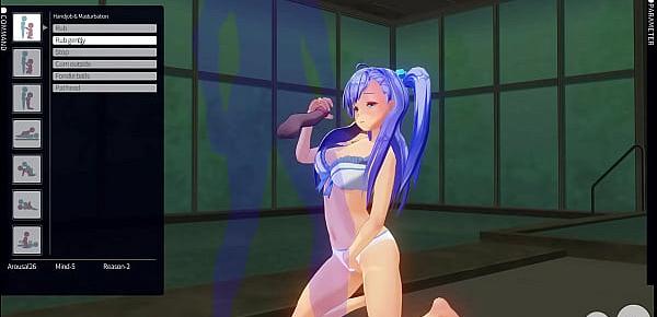  Blue Hair Girl Love Her Soap Plays - Custom Maid 3D 2